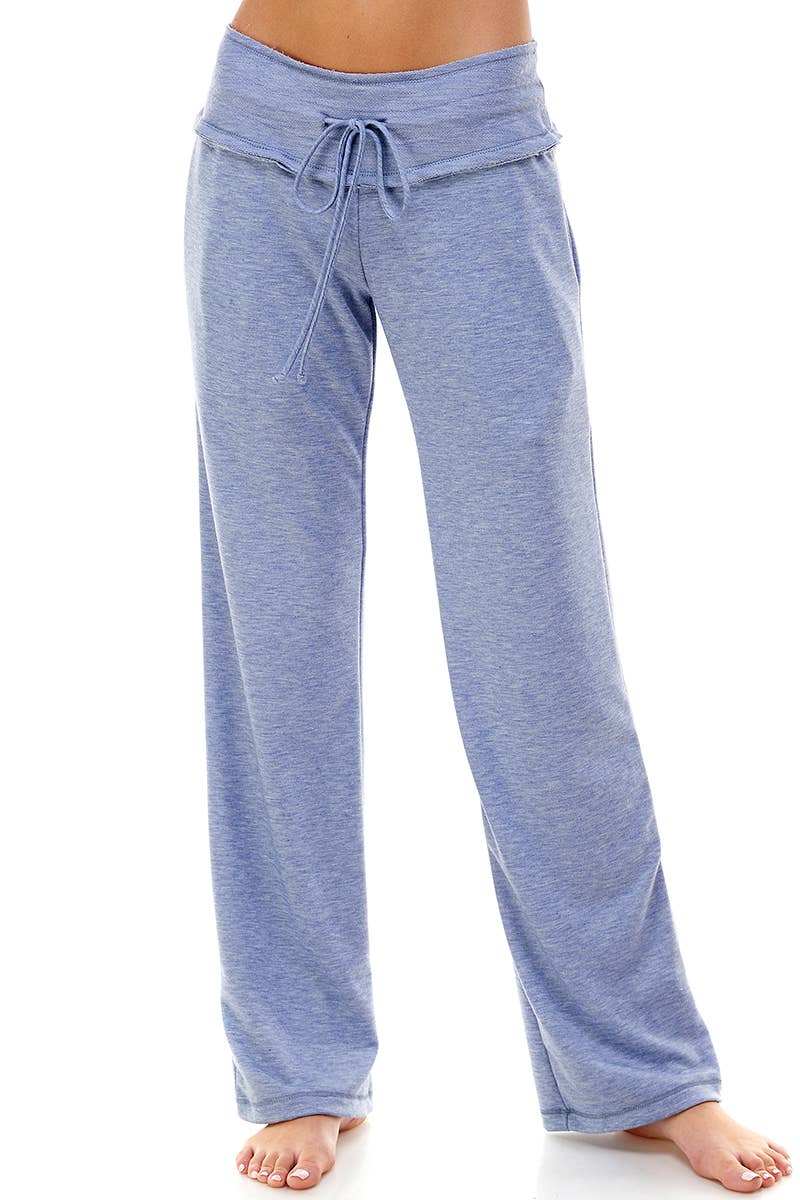 The Lazy Girl Pant - Blue Heather
