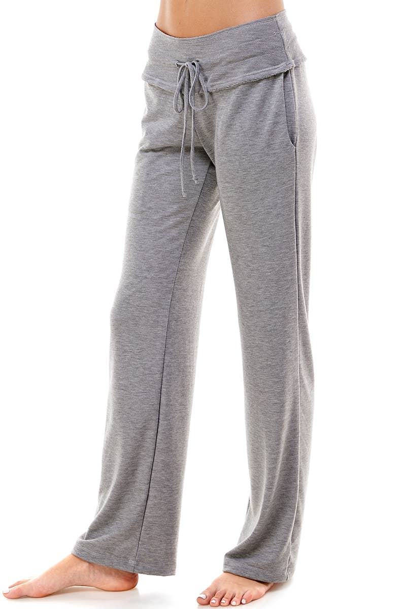 The Lazy Girl Pant - Gray Heather