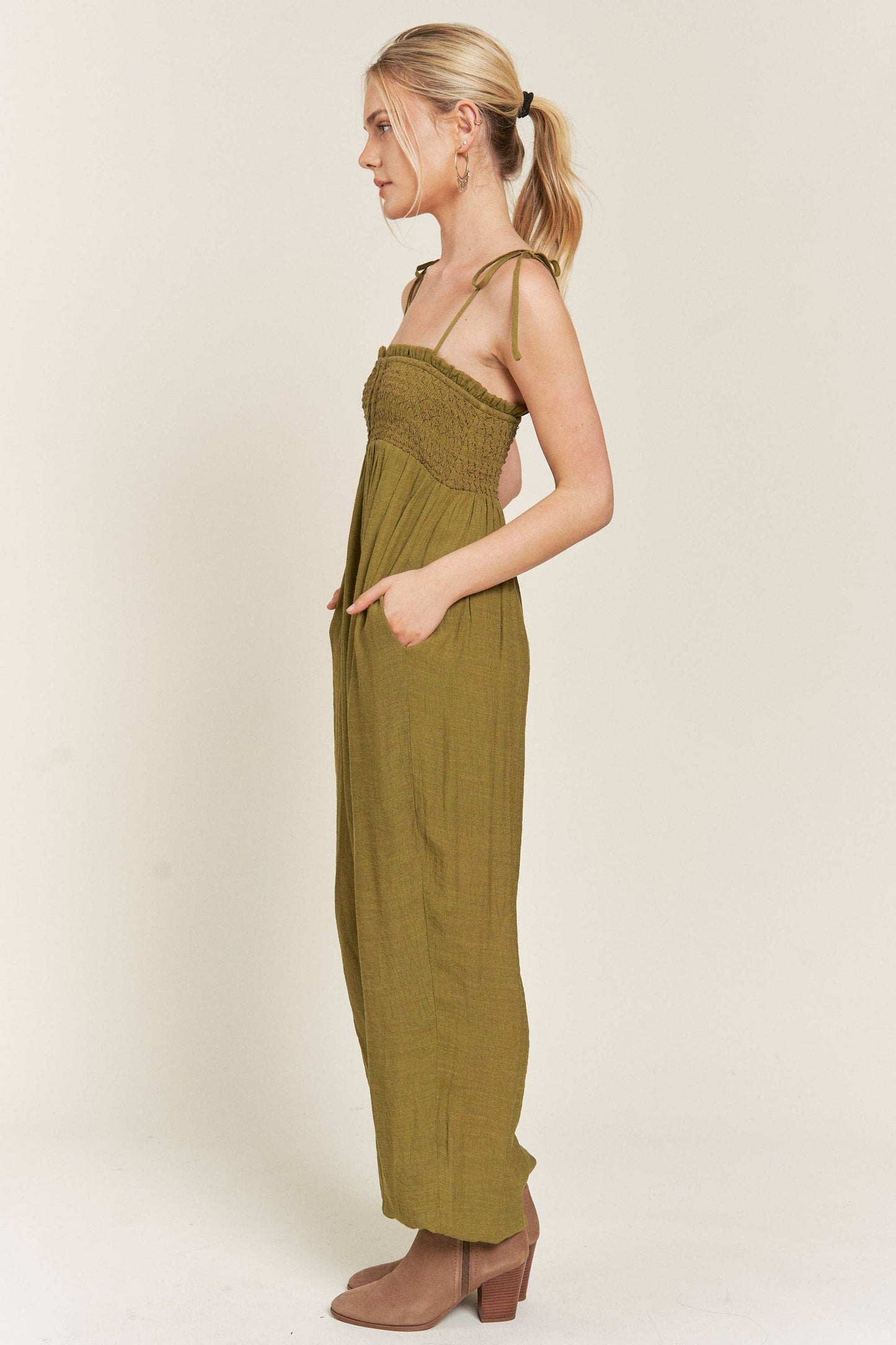 The Vivian Jumpsuit - Kiwi