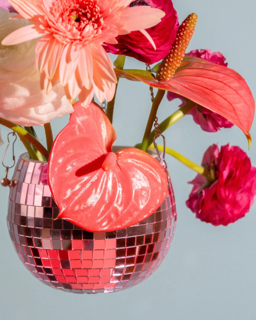 Disco Ball Planter - November Moon