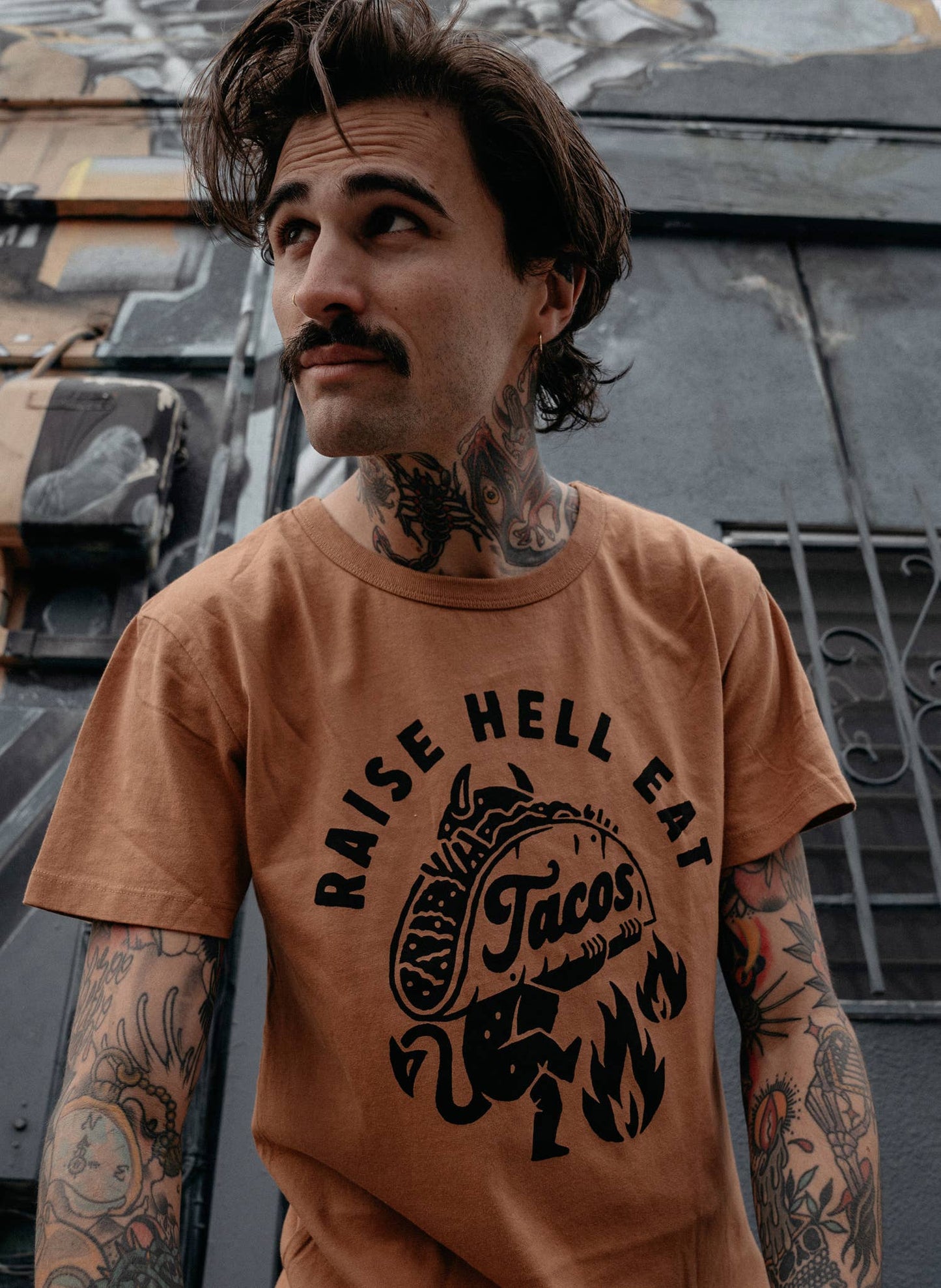 Raise Hell Eat Tacos Tee - Unisex - November Moon