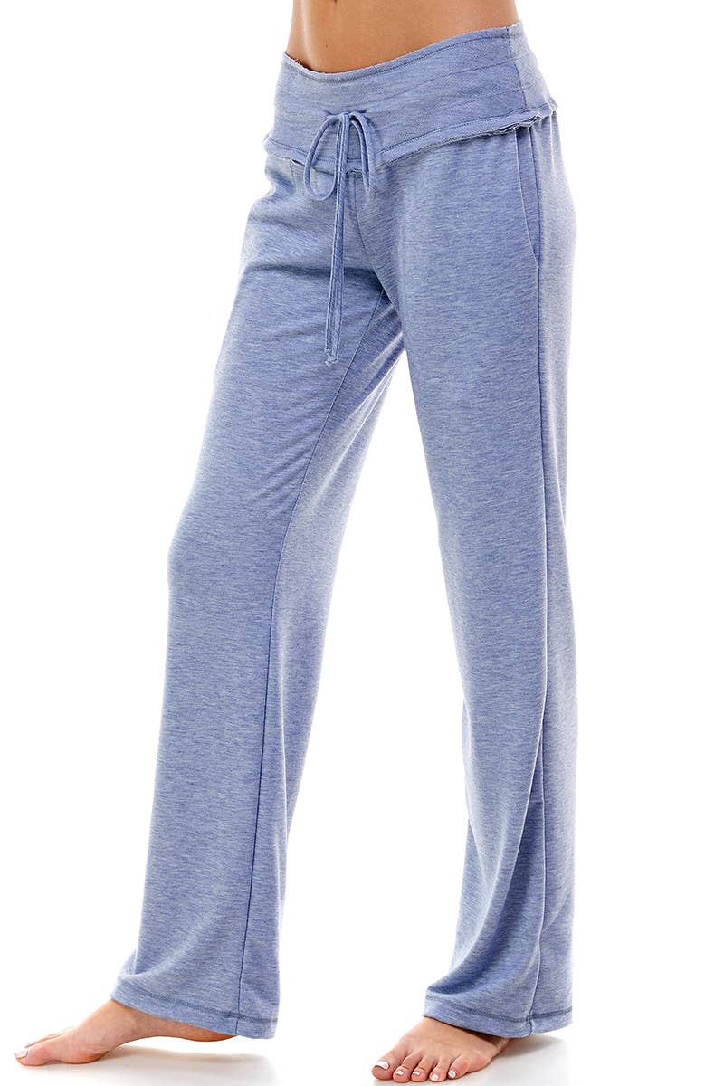 The Lazy Girl Pant - Blue Heather