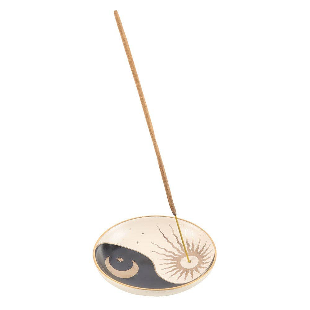 Yin Yang Ceramic Incense Stick Holder