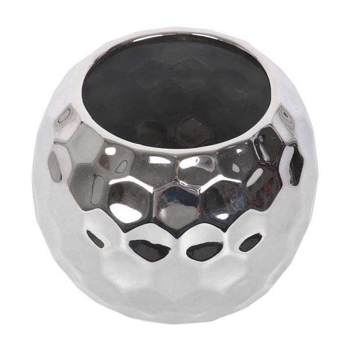Ceramic Disco Ball Plant Pot