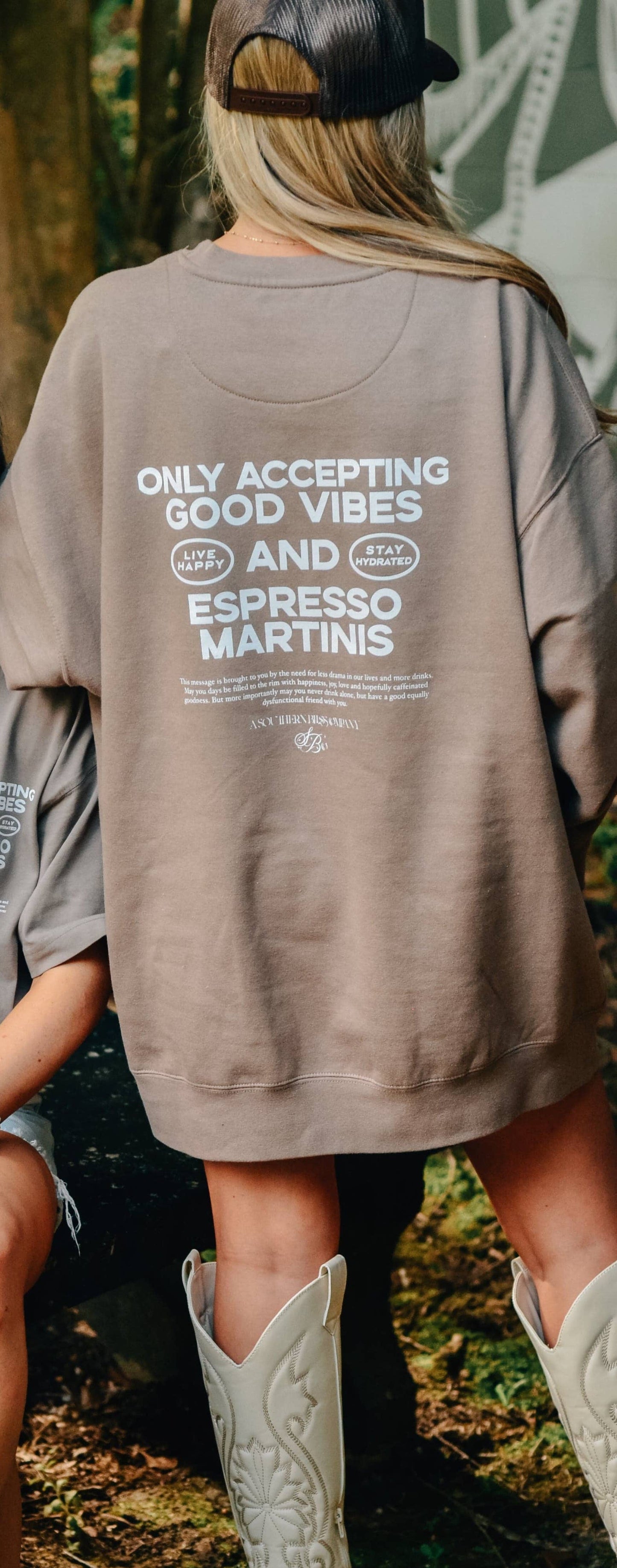 Good Vibes & Espresso Martinis Sweatshirt