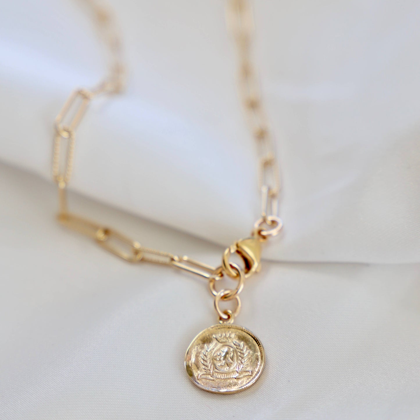 Lora Coin Necklace - November Moon