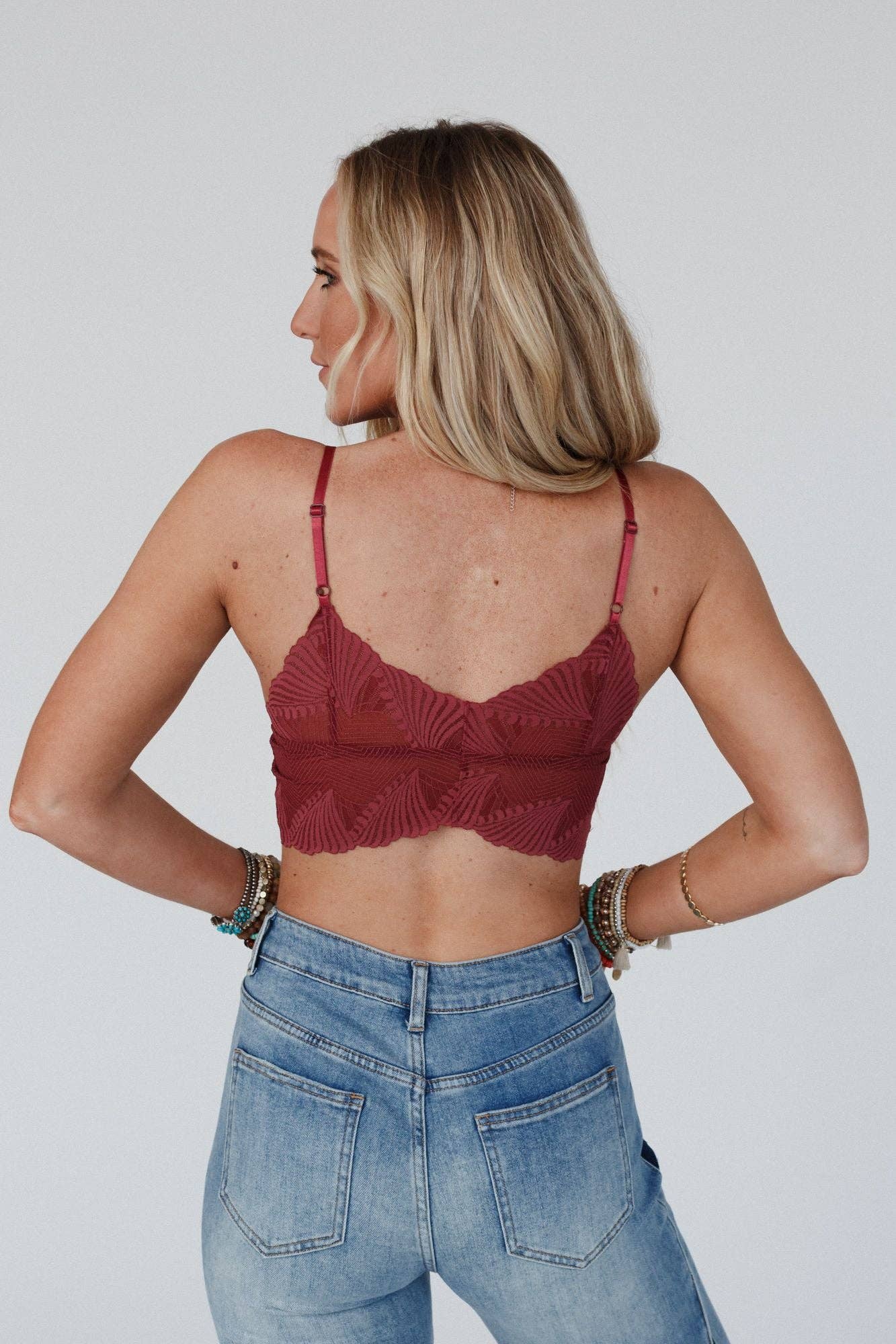 Butterfly Beauty Bralette - Red
