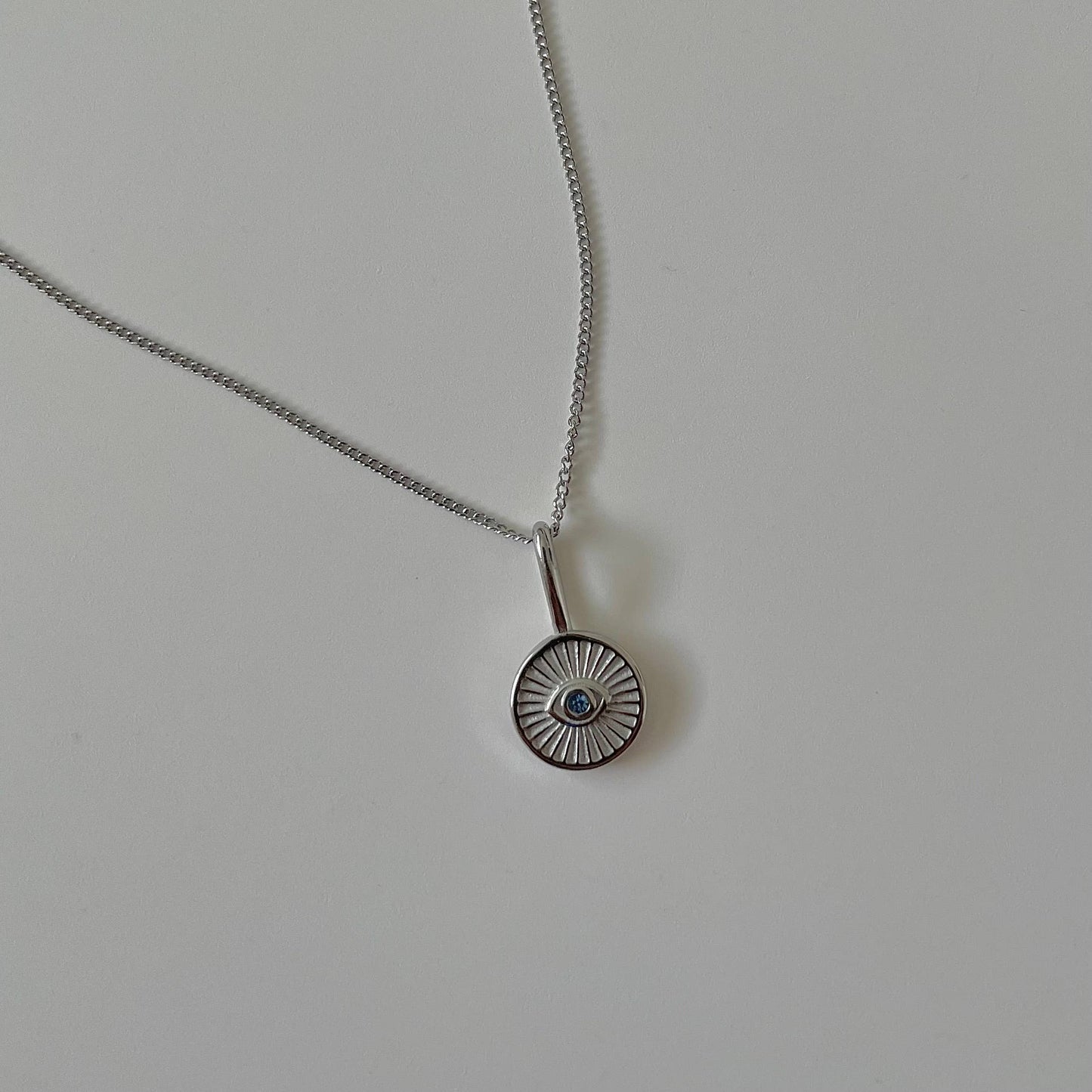 Evil Eye Necklace - Silver