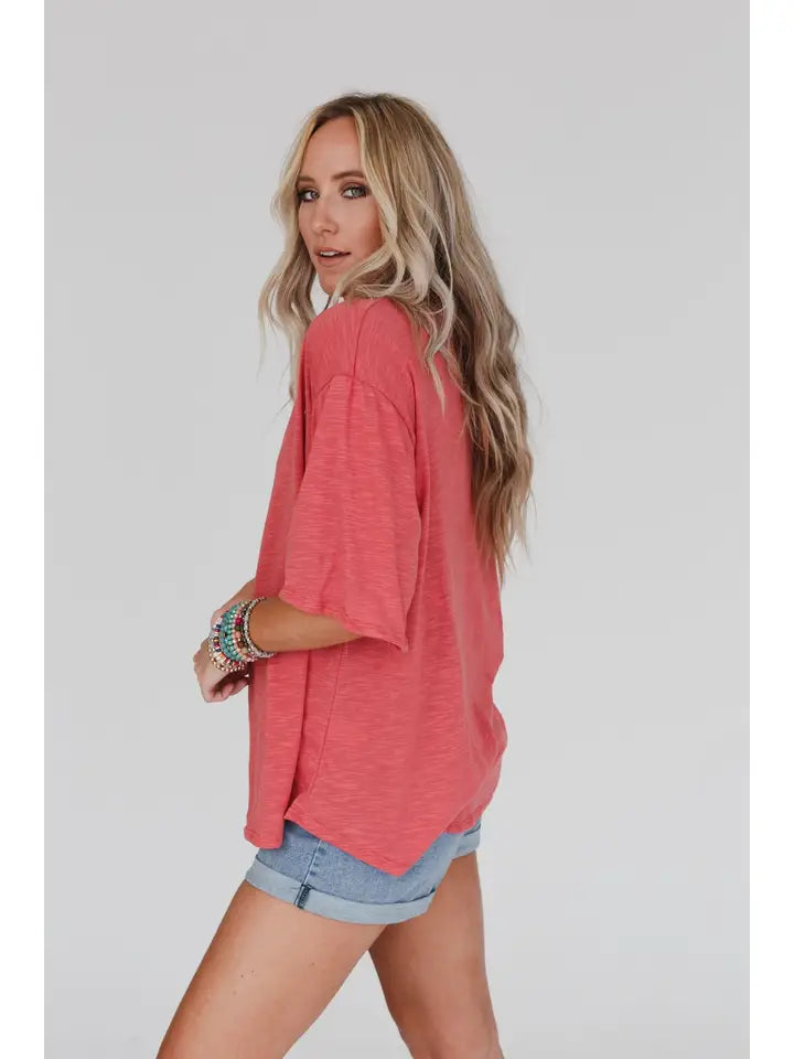 Your Favorite Slub Tee Shirt - Watermelon