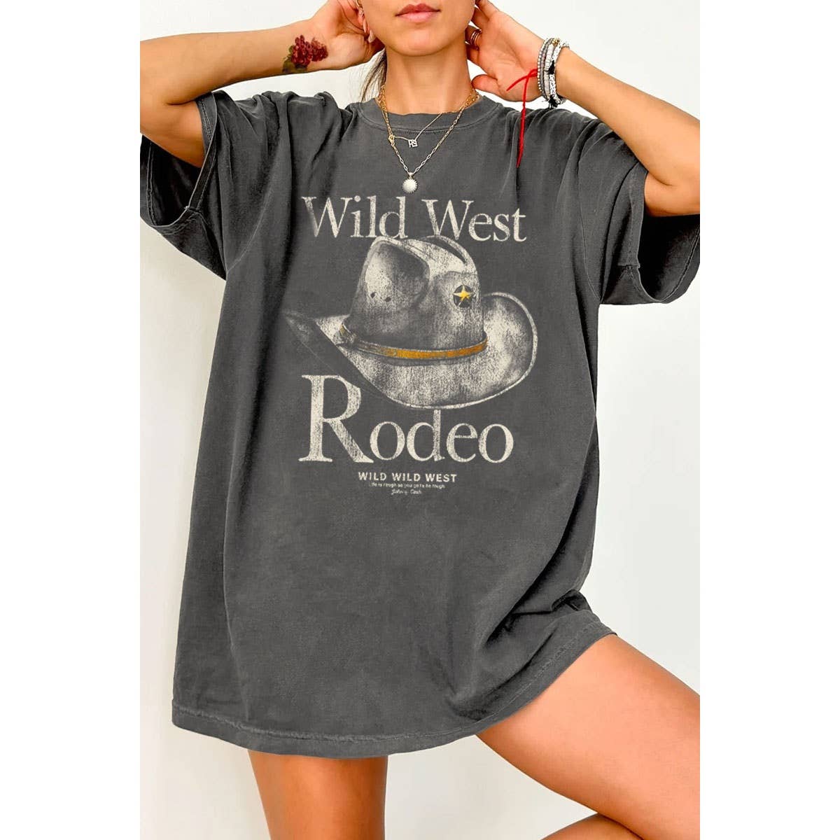 Wild West Rodeo Oversized Tee