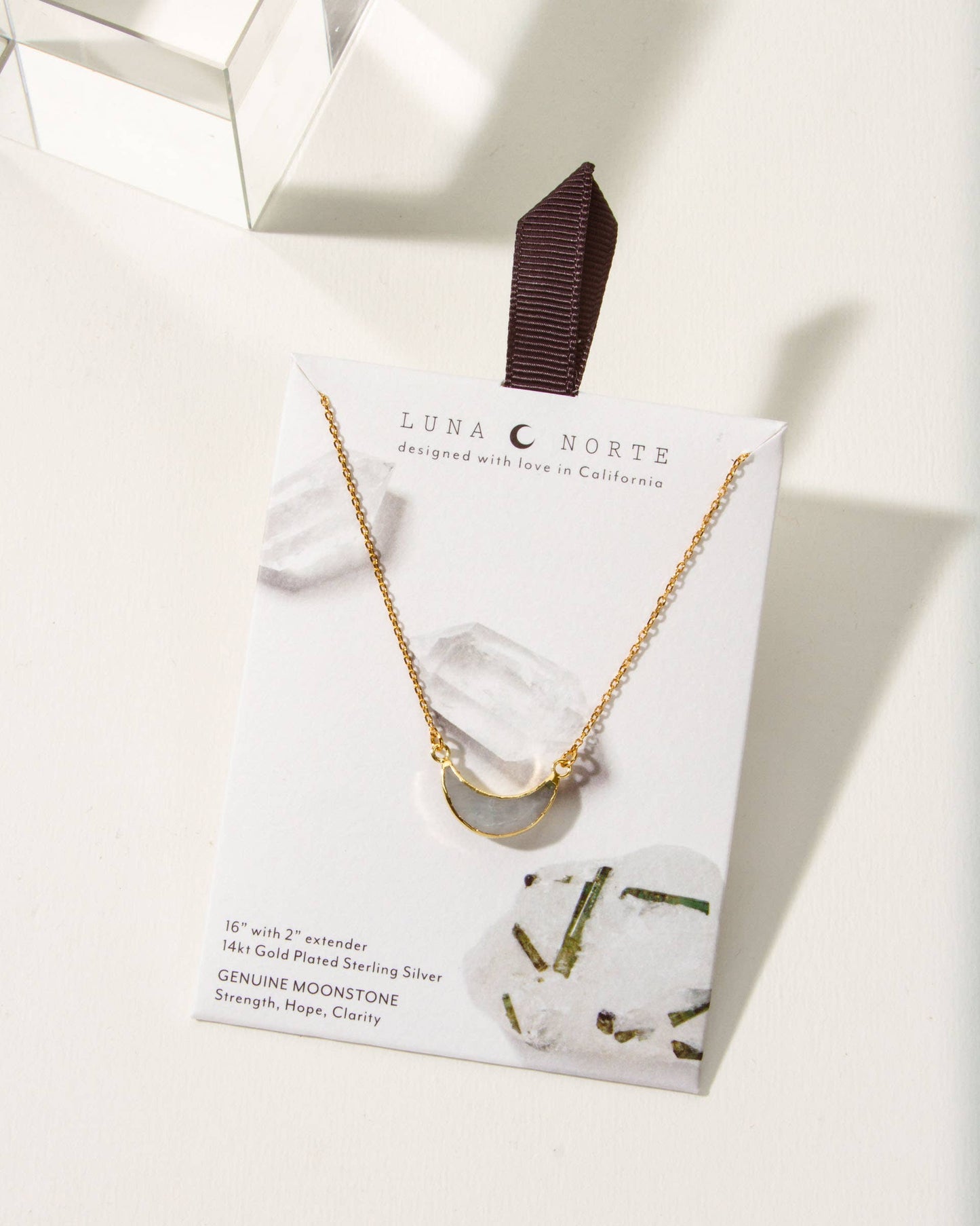 Moonstone Eclipse Necklace