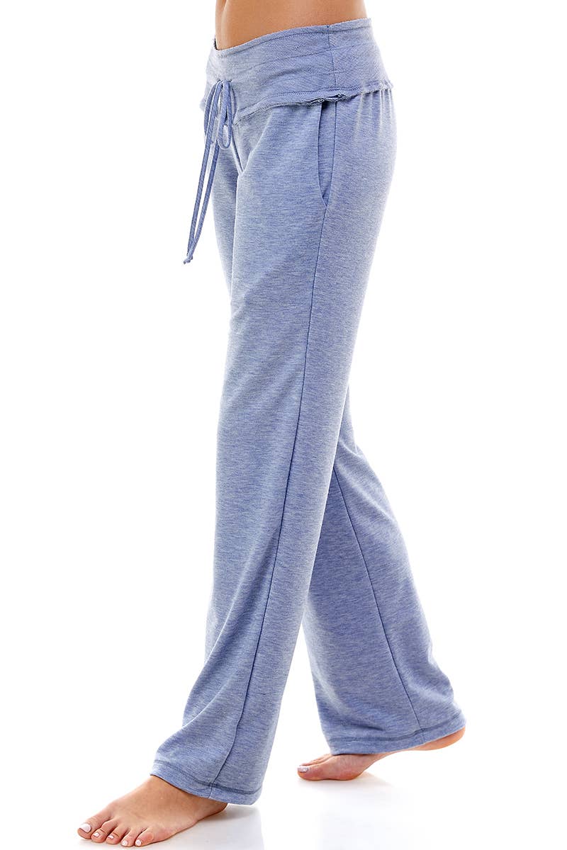 The Lazy Girl Pant - Blue Heather