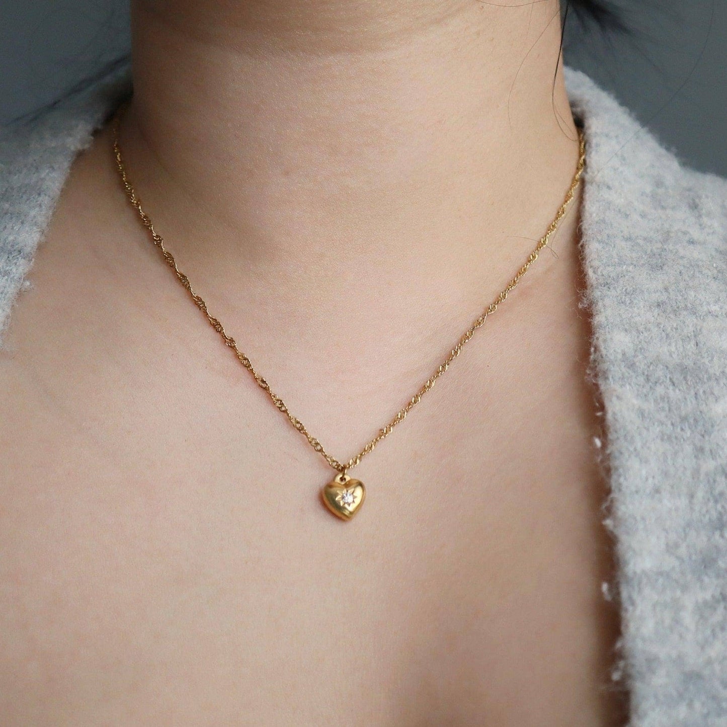 Starry Heart Necklace