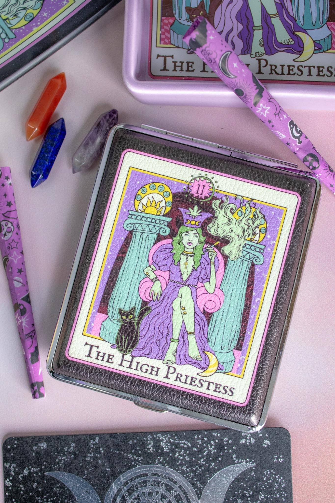 High Priestess Tarot Card Joint Case - November Moon