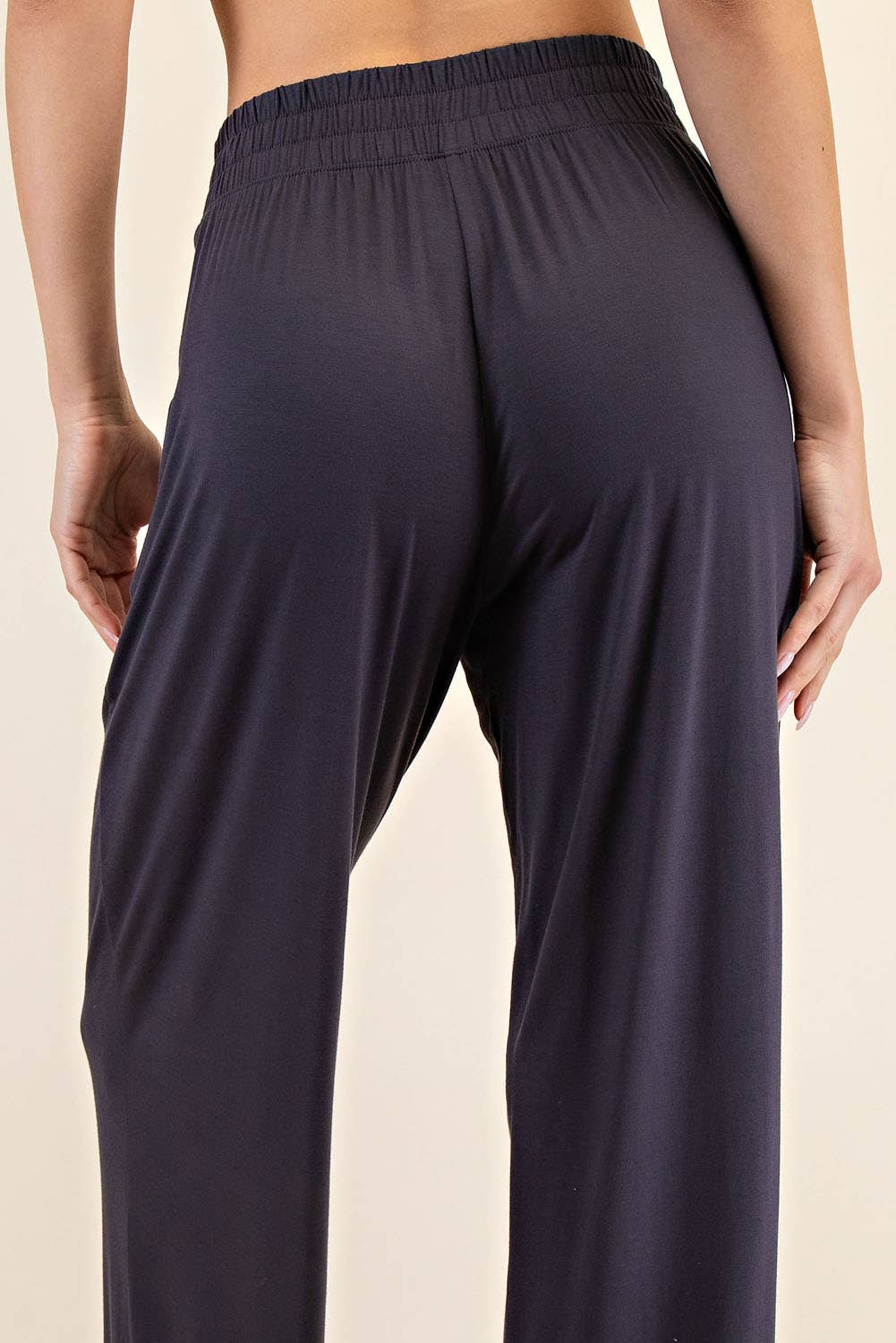 Breezy Wide-Leg Sweatpants - Graphite
