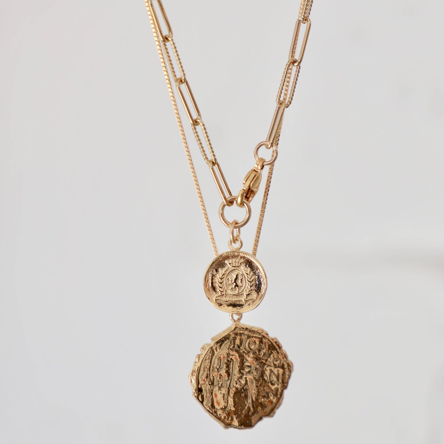 Lora Coin Necklace - November Moon