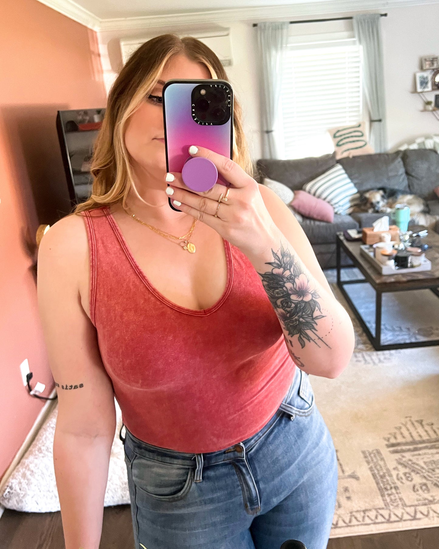Mineral Wash Bodysuit - November Moon