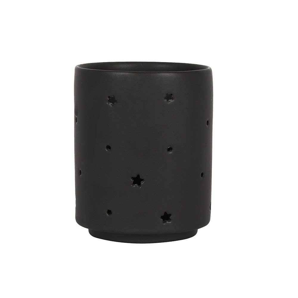Black Mystical Moon Tealight Holder - November Moon