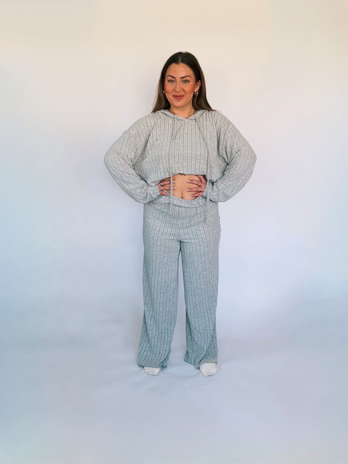 Hooded Sweater & Pants Set