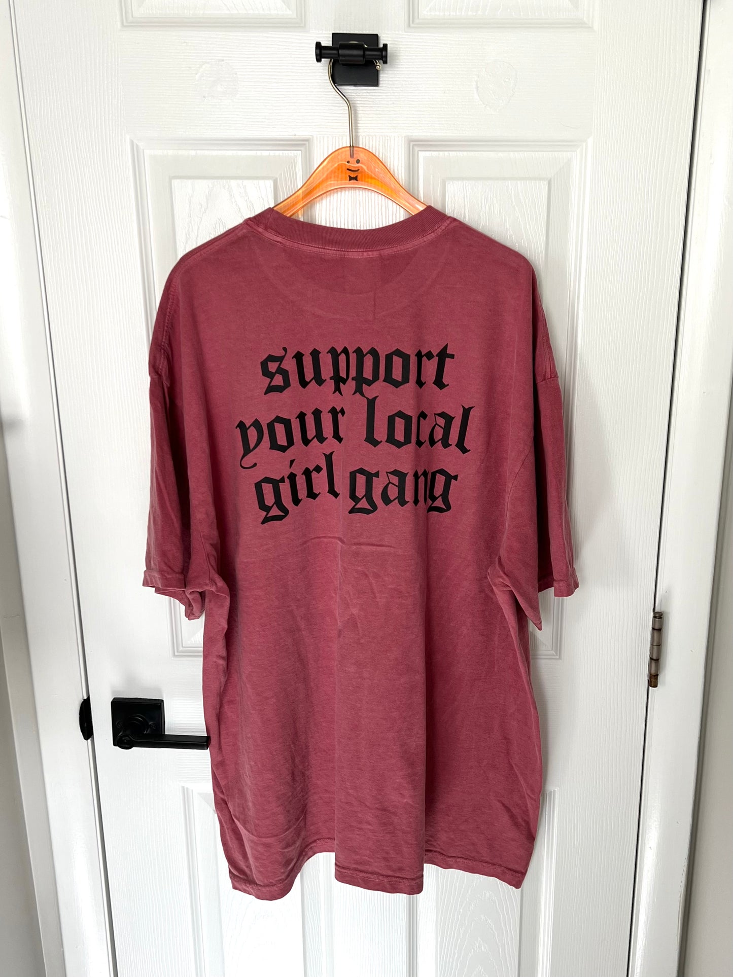 Support Your Local Girl Gang Tee - Crimson