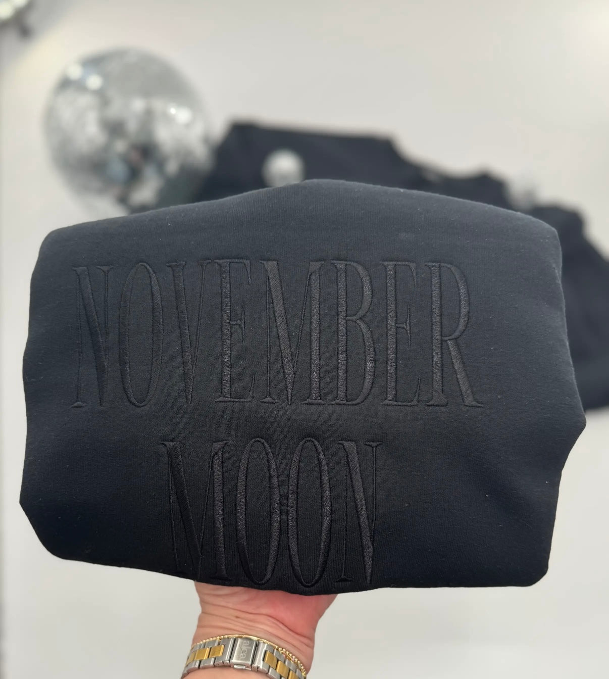 November Moon Crewneck Sweatshirt