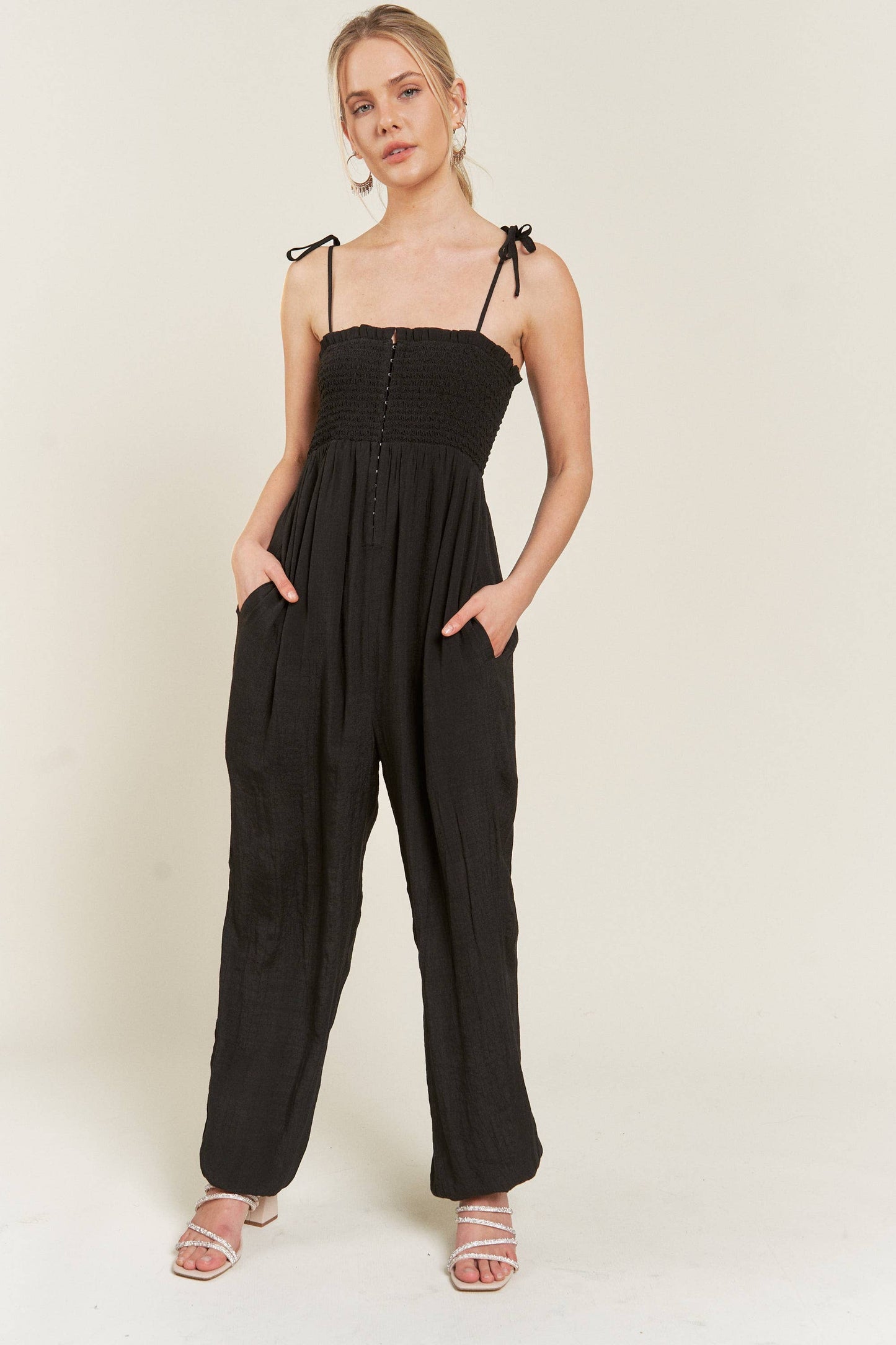 The Vivian Jumpsuit - Black