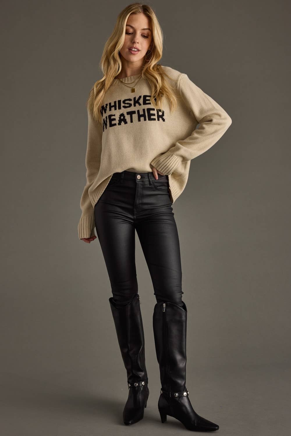 Whiskey Weather Sweater