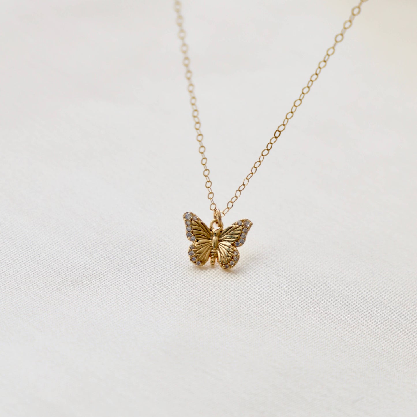 Butterfly Necklace - Gold