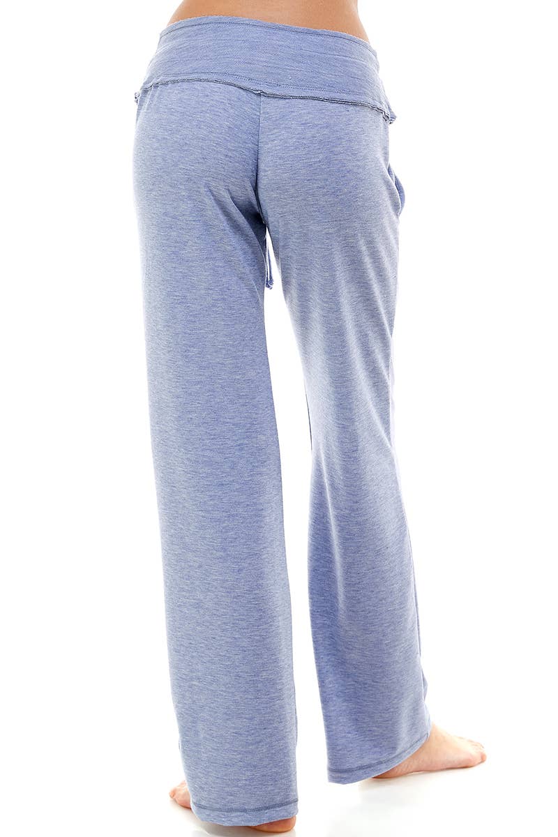 The Lazy Girl Pant - Blue Heather