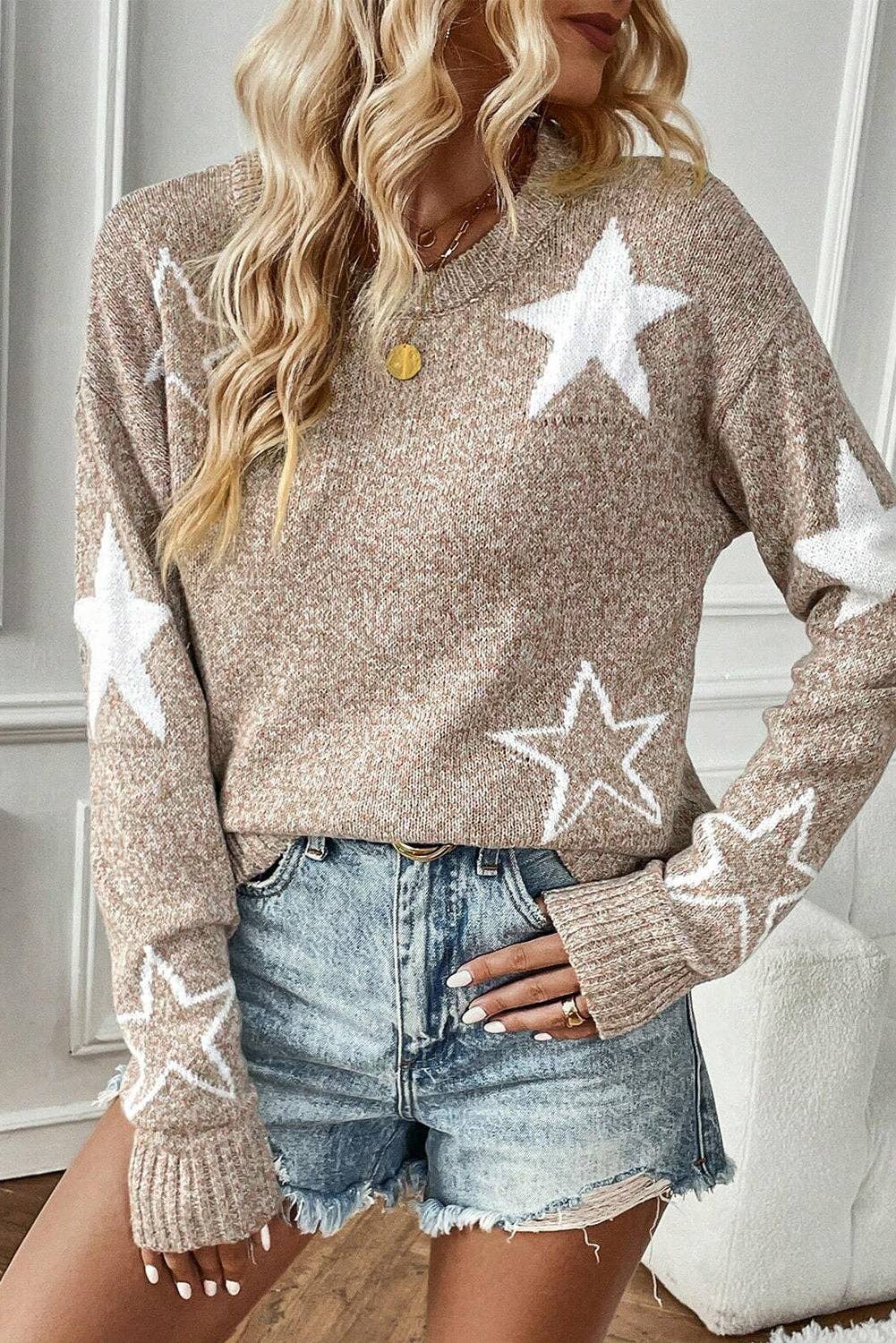 Starry Knit Sweater