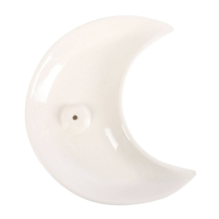 Crescent Moon Ceramic Incense Stick Holder