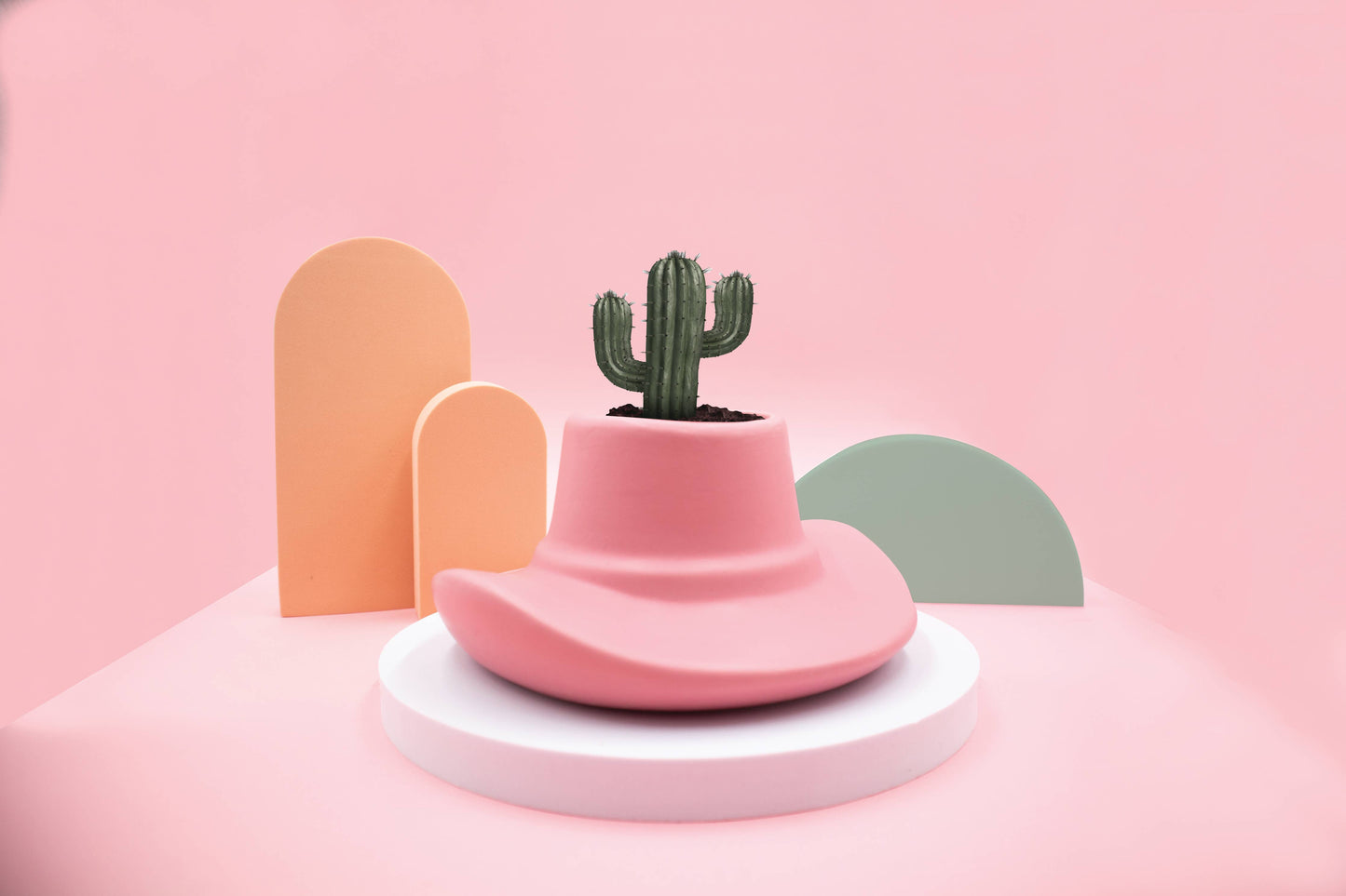 Cowboy Hat Planter - November Moon