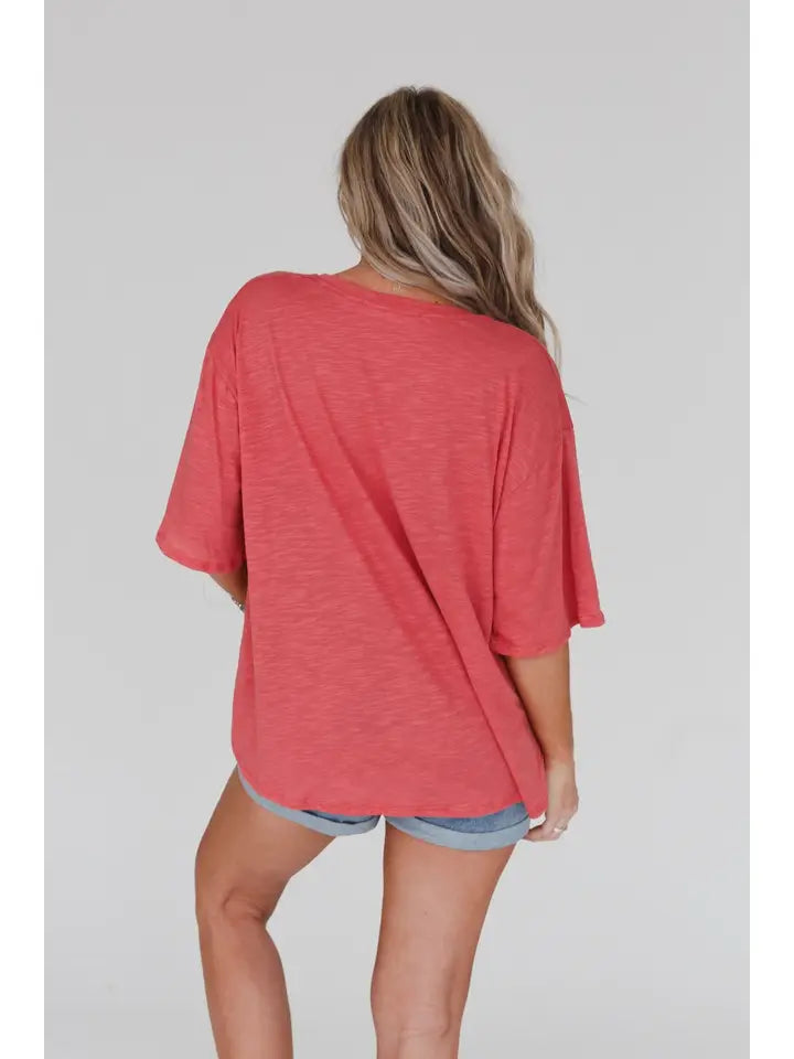 Your Favorite Slub Tee Shirt - Watermelon