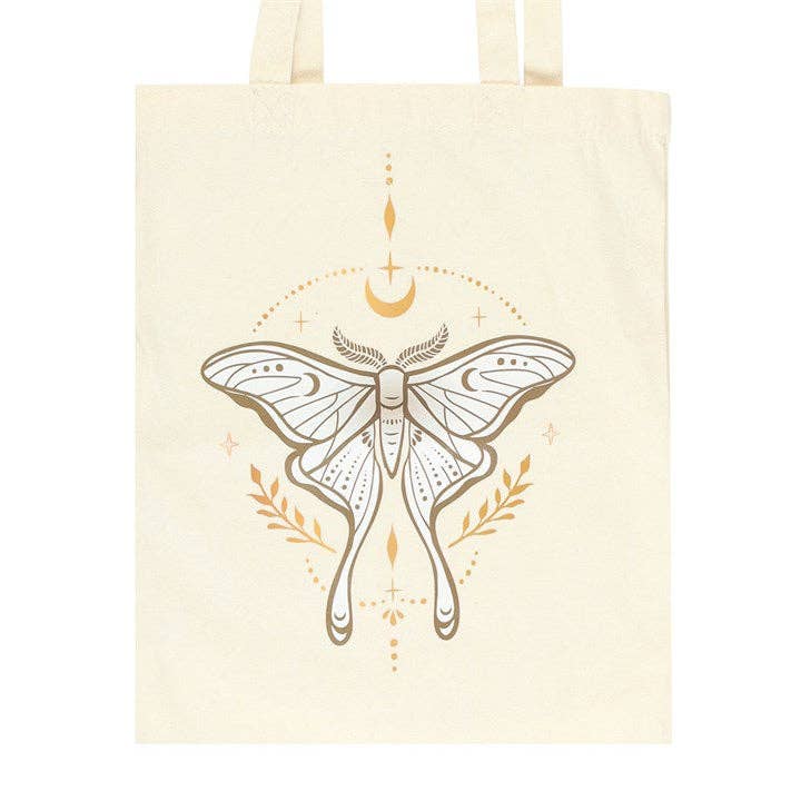 Lunar Moth Tote Bag