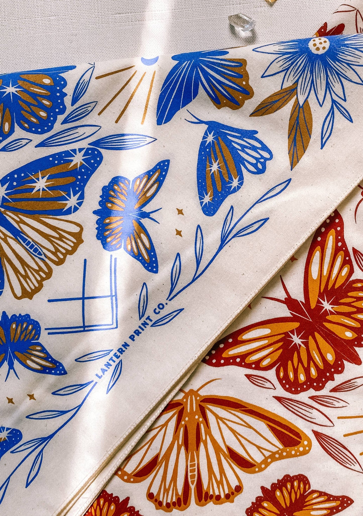 Golden Hour Butterfly Bandana