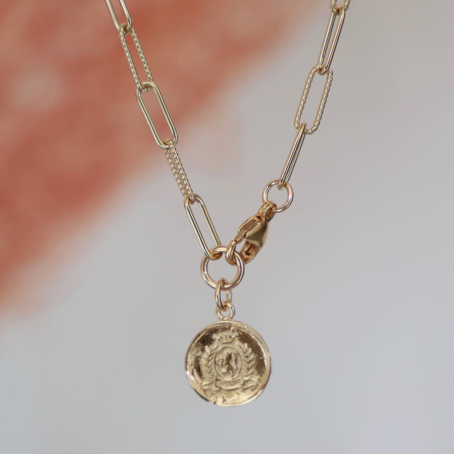 Lora Coin Necklace - November Moon