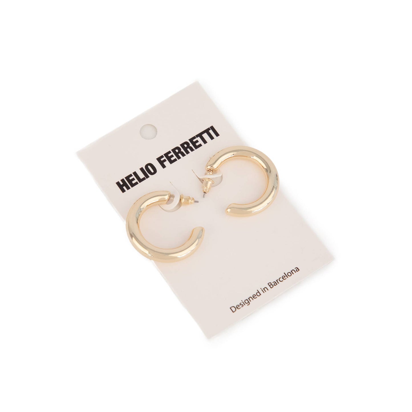 Chunky Gold Hoop Earrings - November Moon