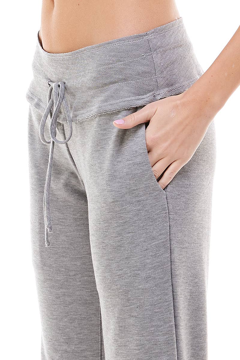 The Lazy Girl Pant - Gray Heather