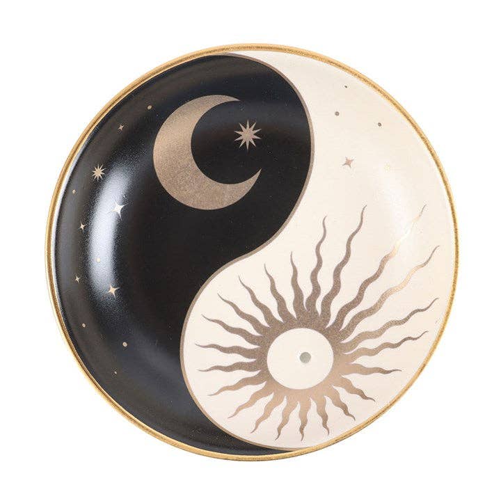 Yin Yang Ceramic Incense Stick Holder