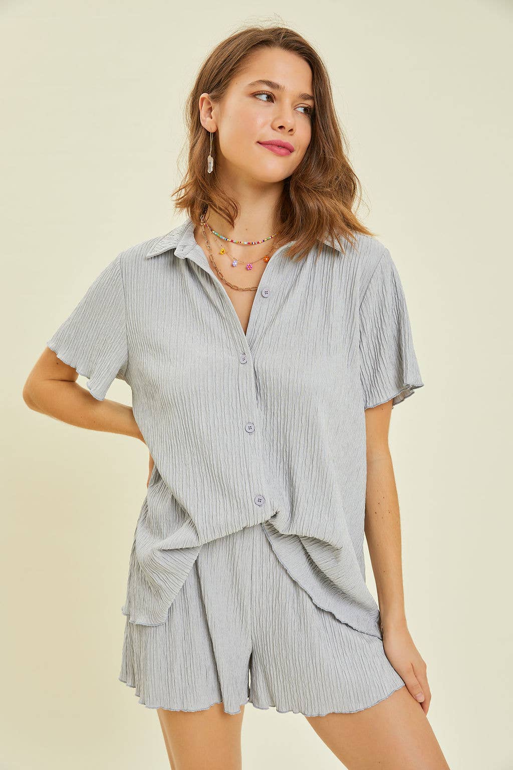 The Maeve Plisse Set