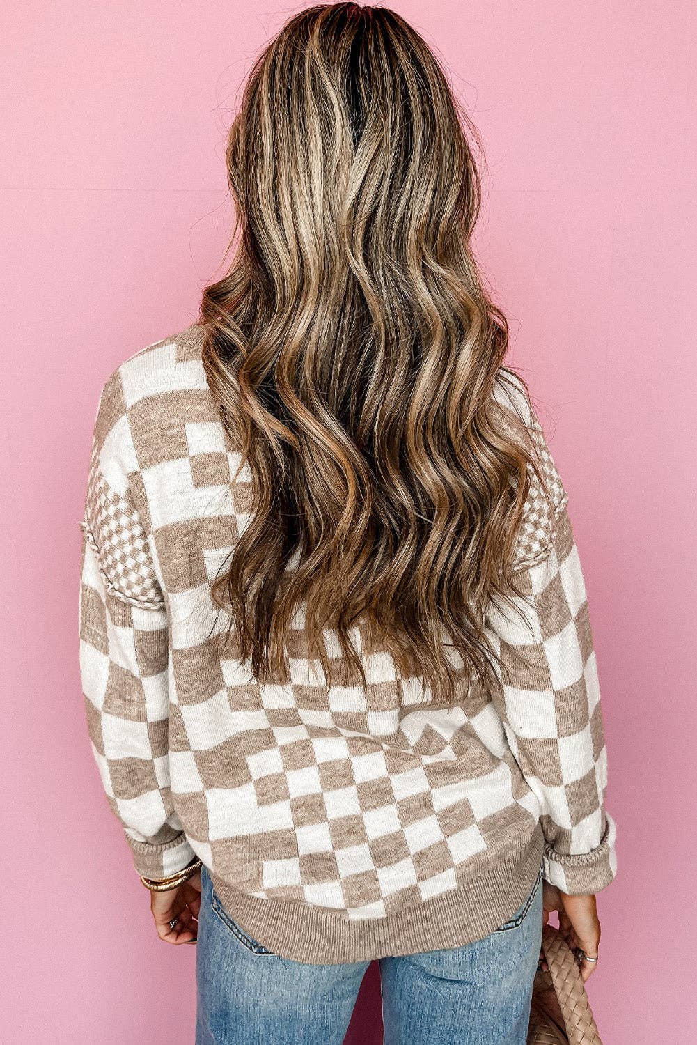 Cozy Checkered Sweater