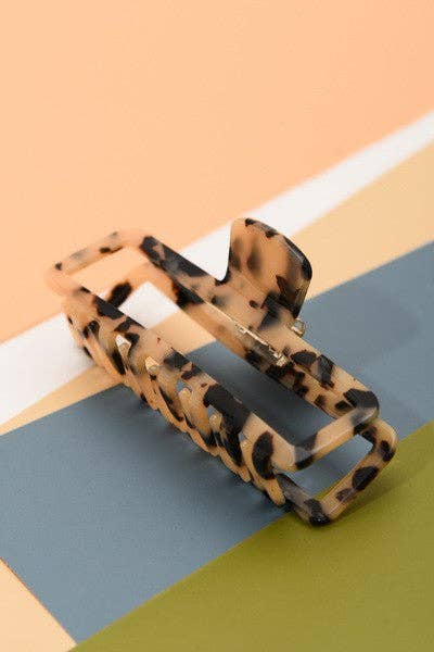 Thin Profile Large Hair Claw Clip