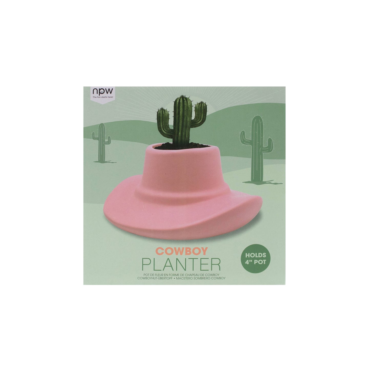 Cowboy Hat Planter - November Moon