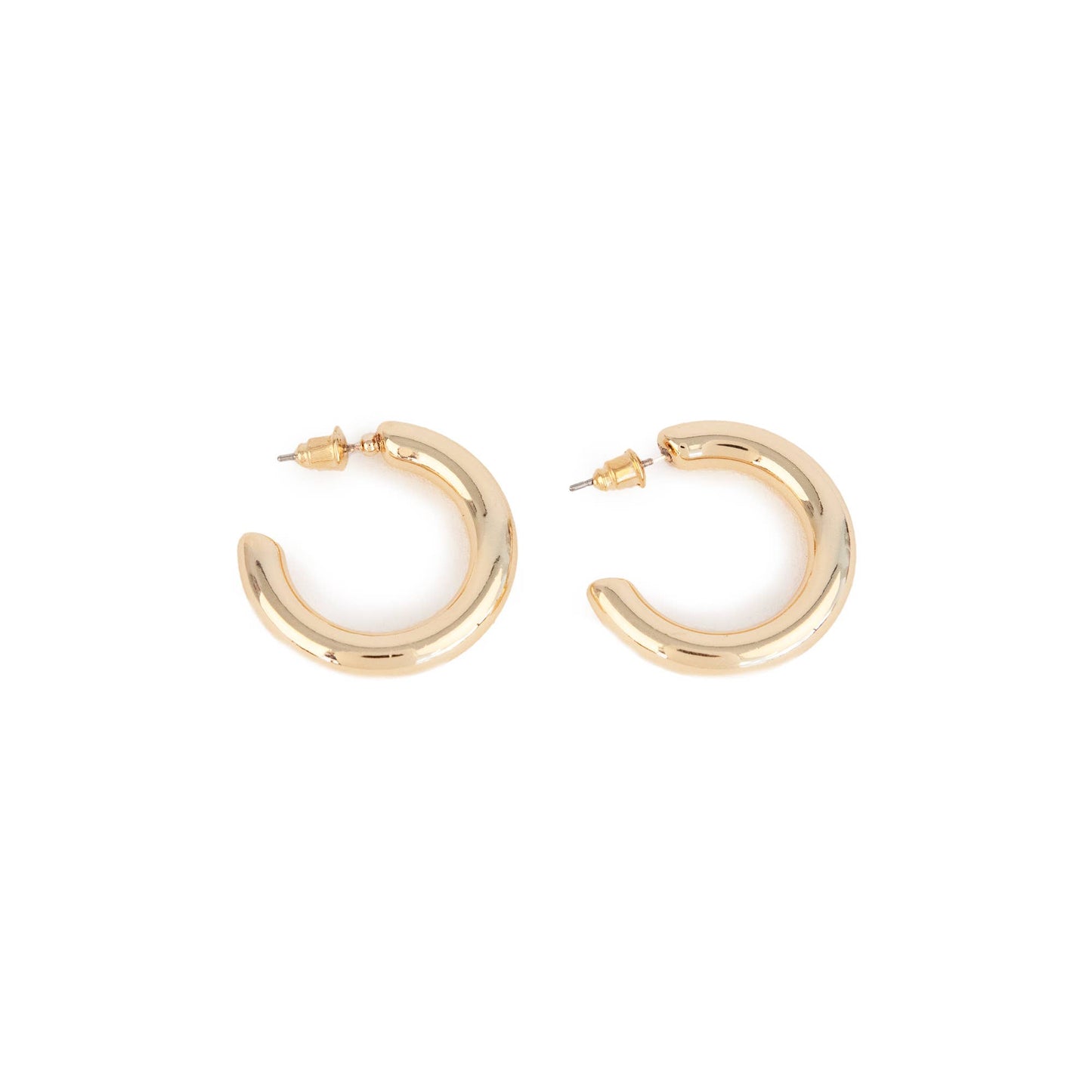 Chunky Gold Hoop Earrings - November Moon