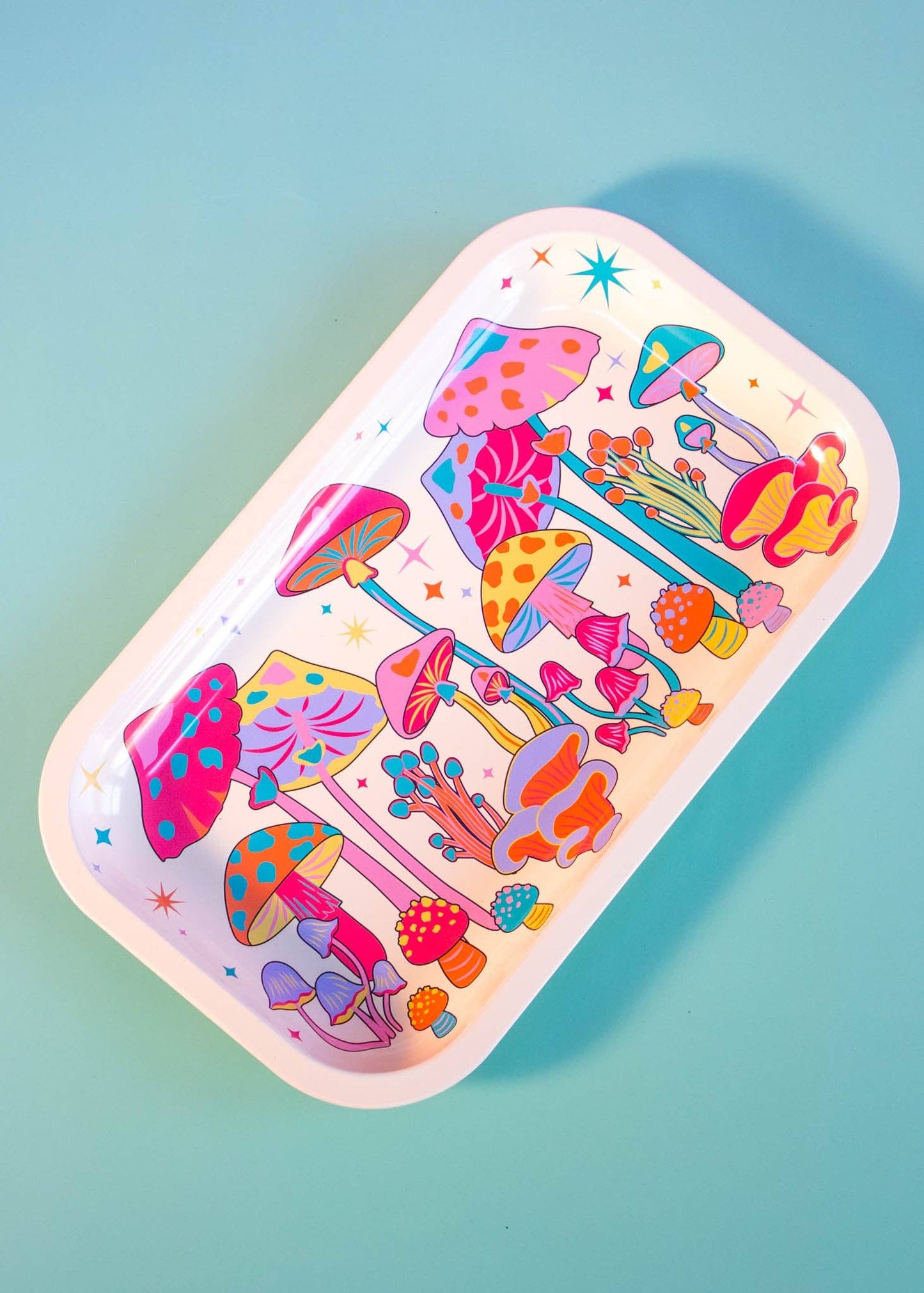 Colorful Mushroom Rolling & Trinket Tray - November Moon