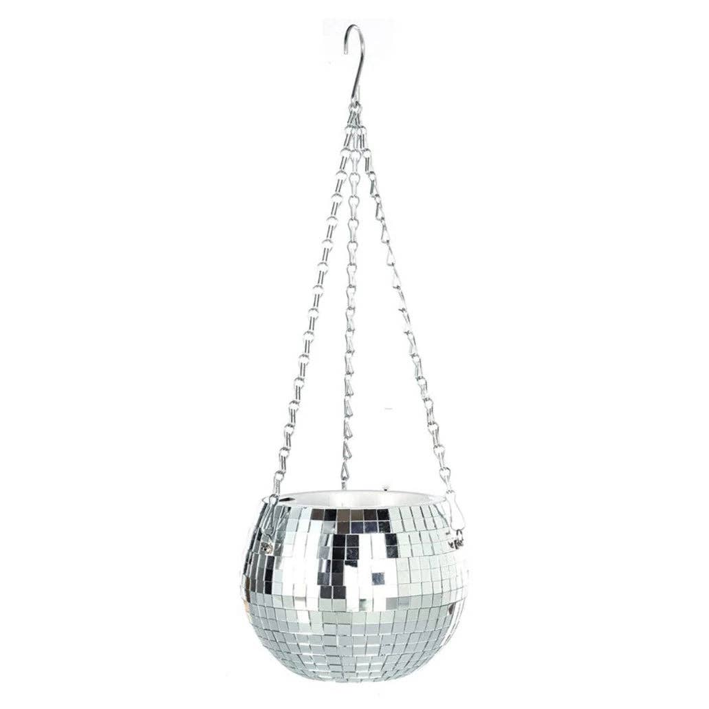 Disco Ball Planter - November Moon