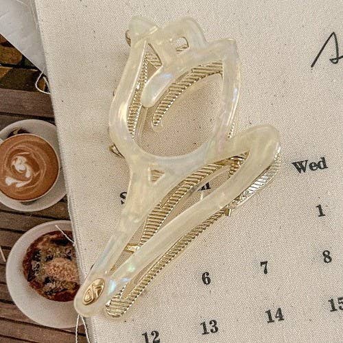 Tulip Hair Claw Clip