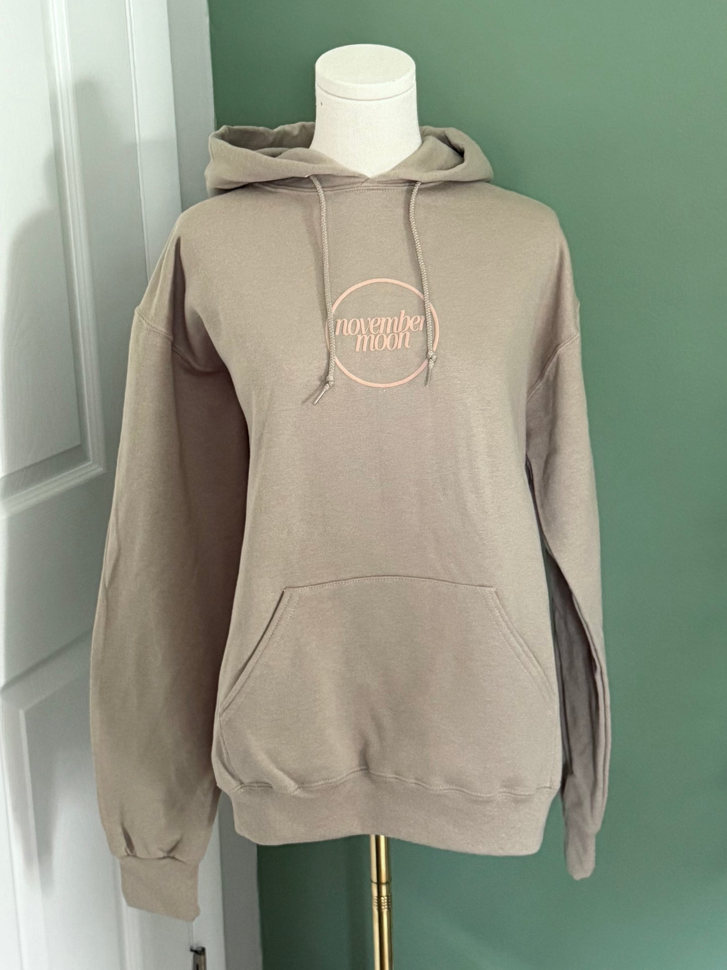 November Moon Puff Print Hoodie