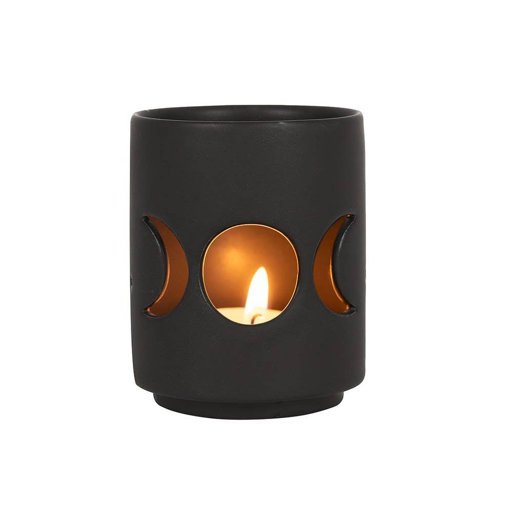 Triple Moon Tealight Holder - November Moon  