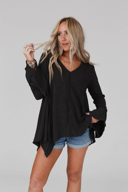Golden Hour Bell Sleeve Top